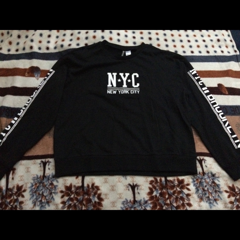 A sweatshirt from H&M.